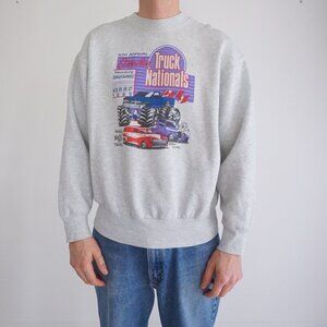'95 Fruit Of The Loom Canadian Truck Nationals Cotton Blend Crewneck Sweater L